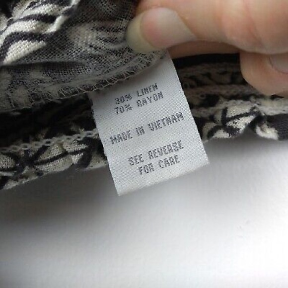 Cali 1850 Los Angeles linen beach drawstring pants size XS - Picture 8 of 9